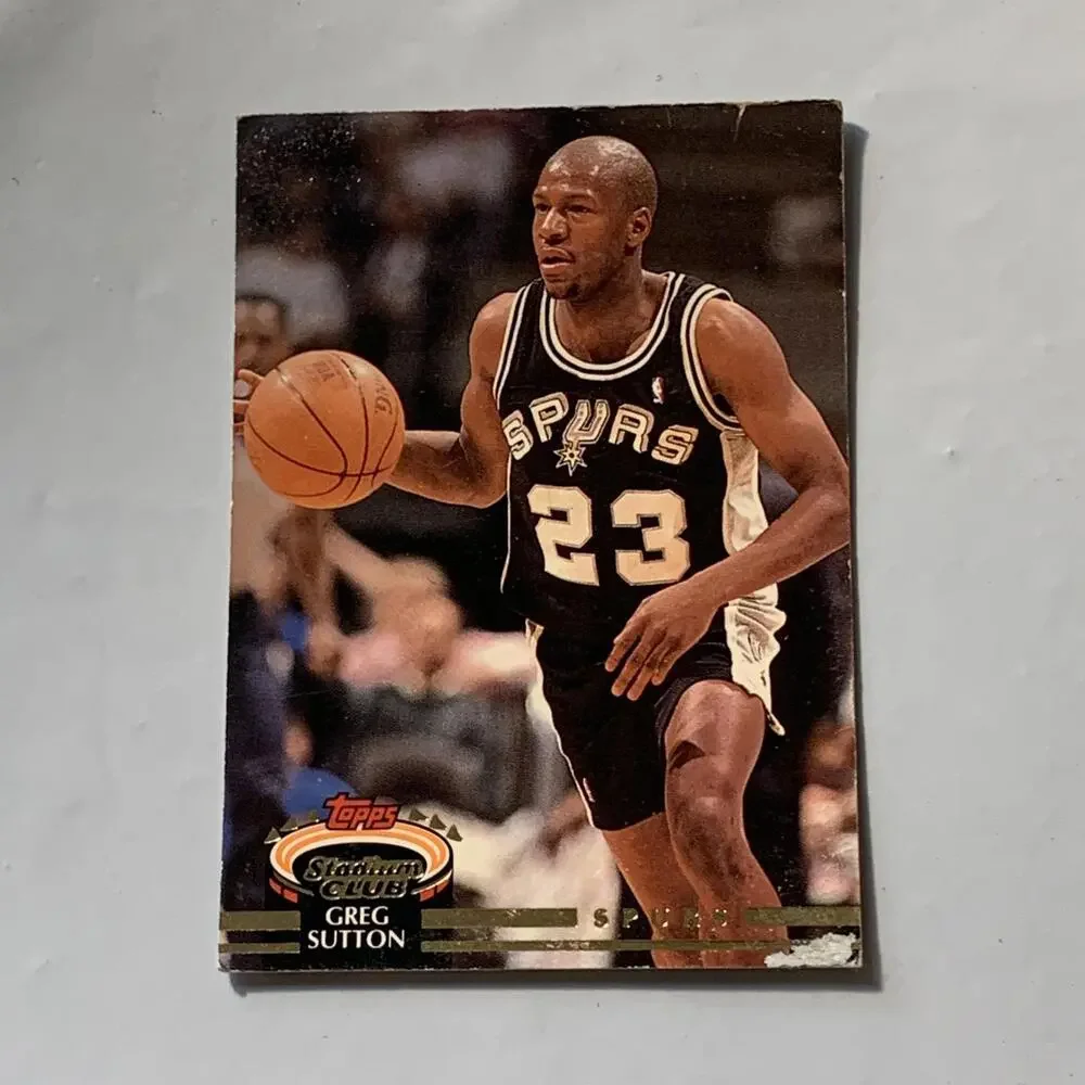 1991 Topps Stadium Club Greg Sutton San Antonio Spurs Basketball Card‎ #139